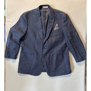 Joseph Abboud‎ heritage 46Reg Blue Blazer Suit Jacket Sport Coat